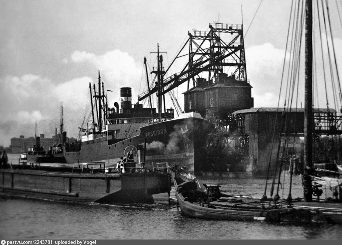 Двухъярусный мост Кенигсберг 1945