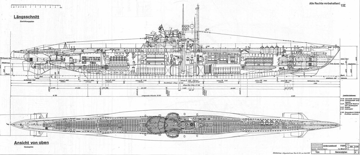 Немецкая подводная лодка типа VIIC
