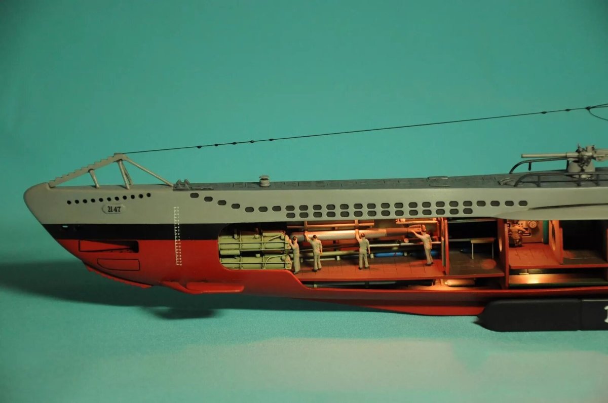 Немецкая подводная лодка u-47 w.Interior Revell, 1/125