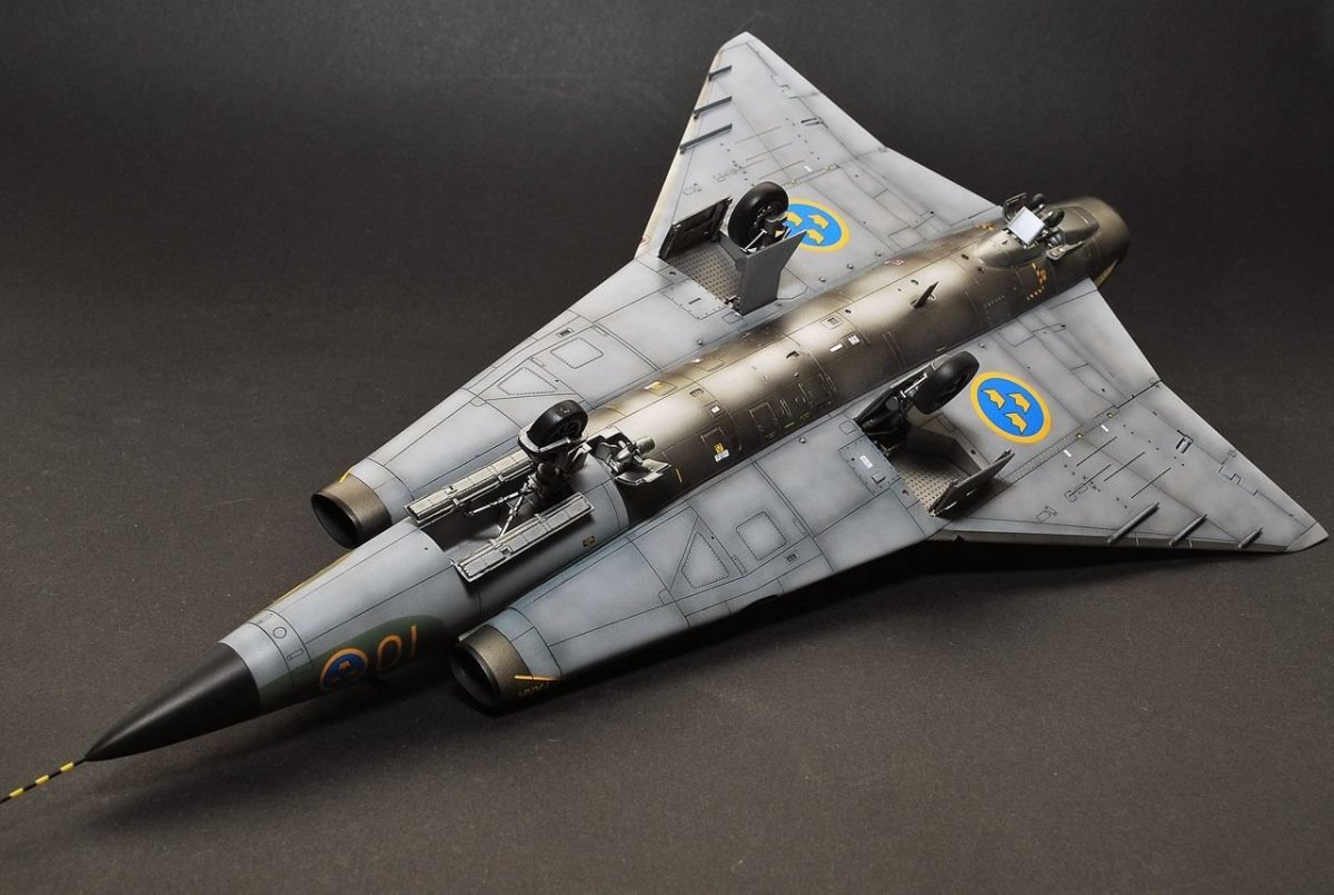 J35 Draken модель