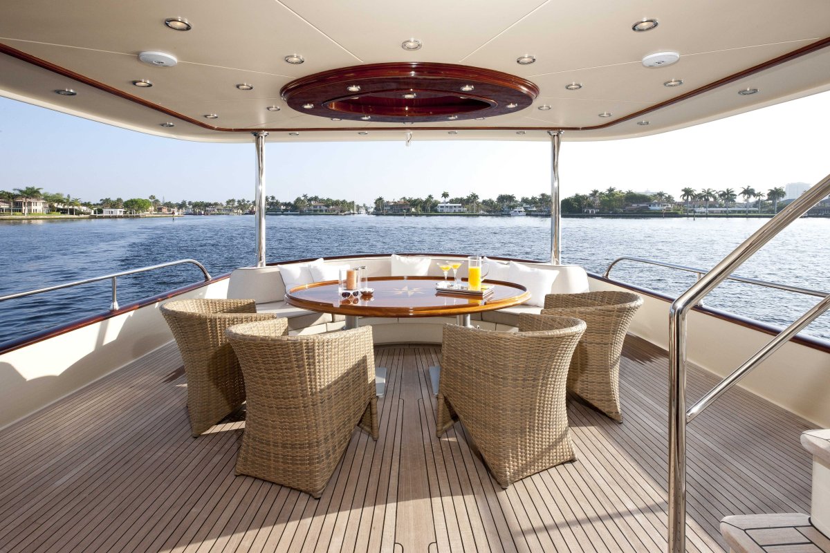 Дорогая яхта палуба