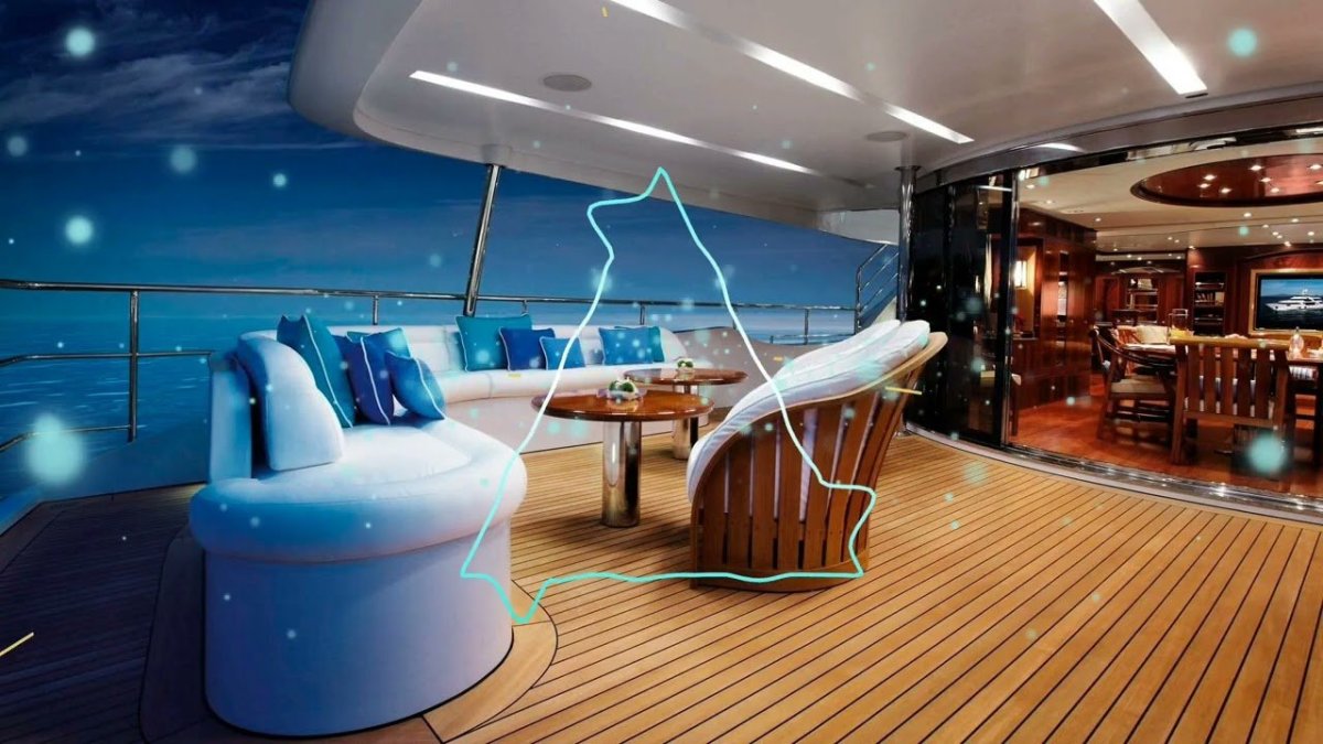 Яхта Бенетти интерьер