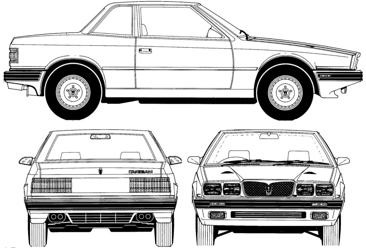 Maserati чертежи