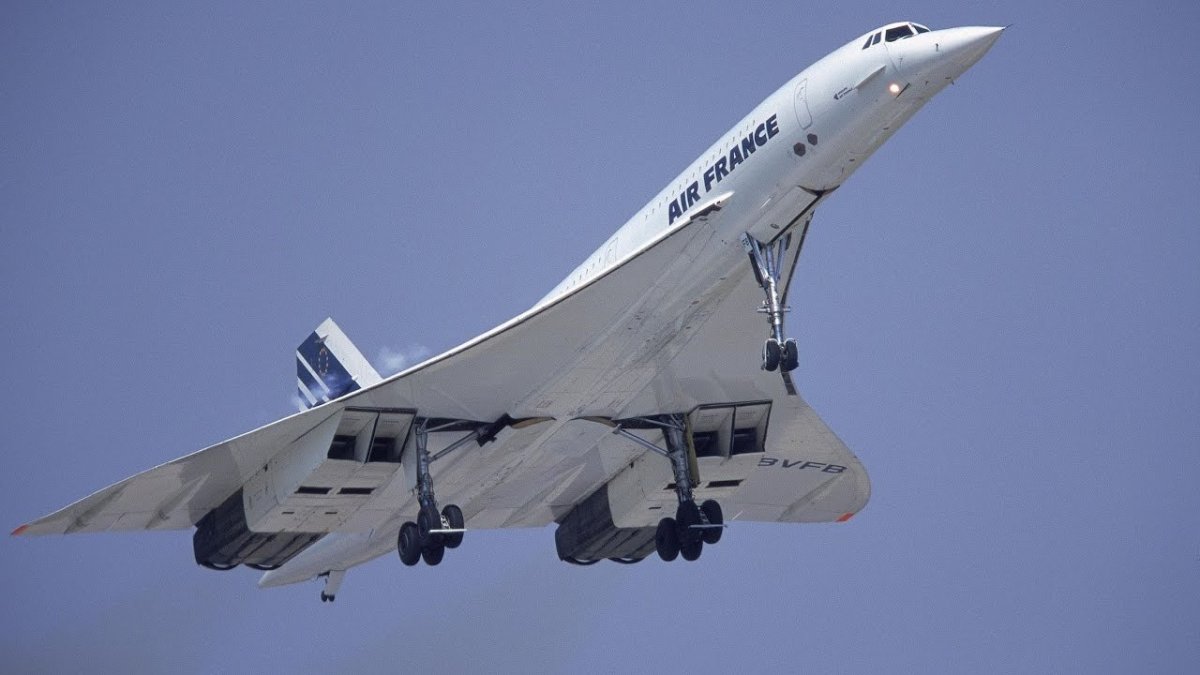 Французский самолет Конкорд