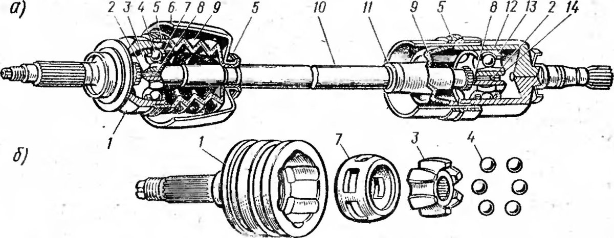 Привод передний Нива 21213 схема