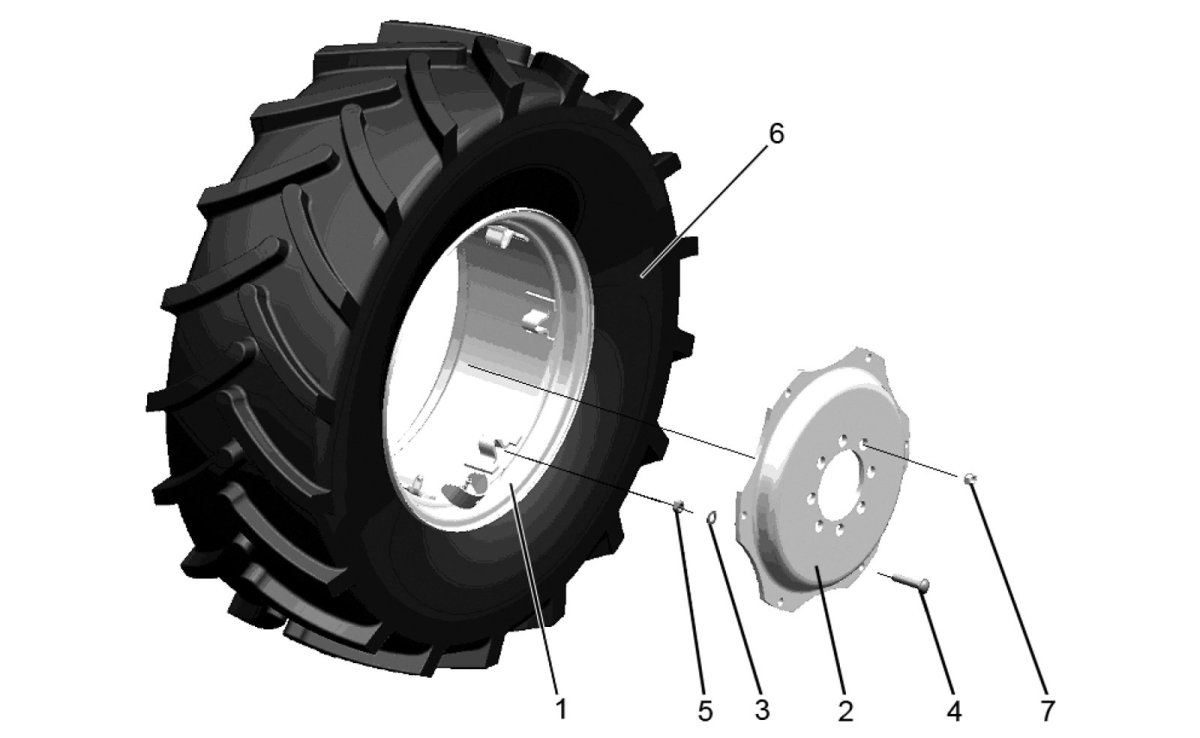 Шина переднего колеса МТЗ 1523
