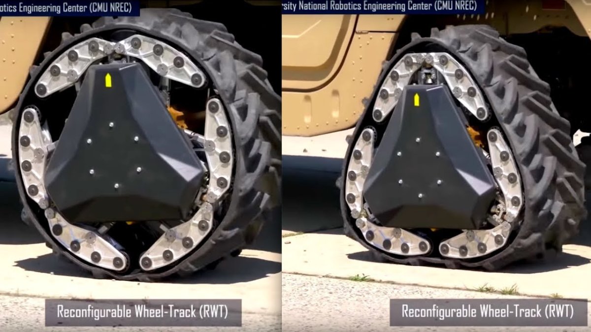 Колеса трансформеры ДАРПА