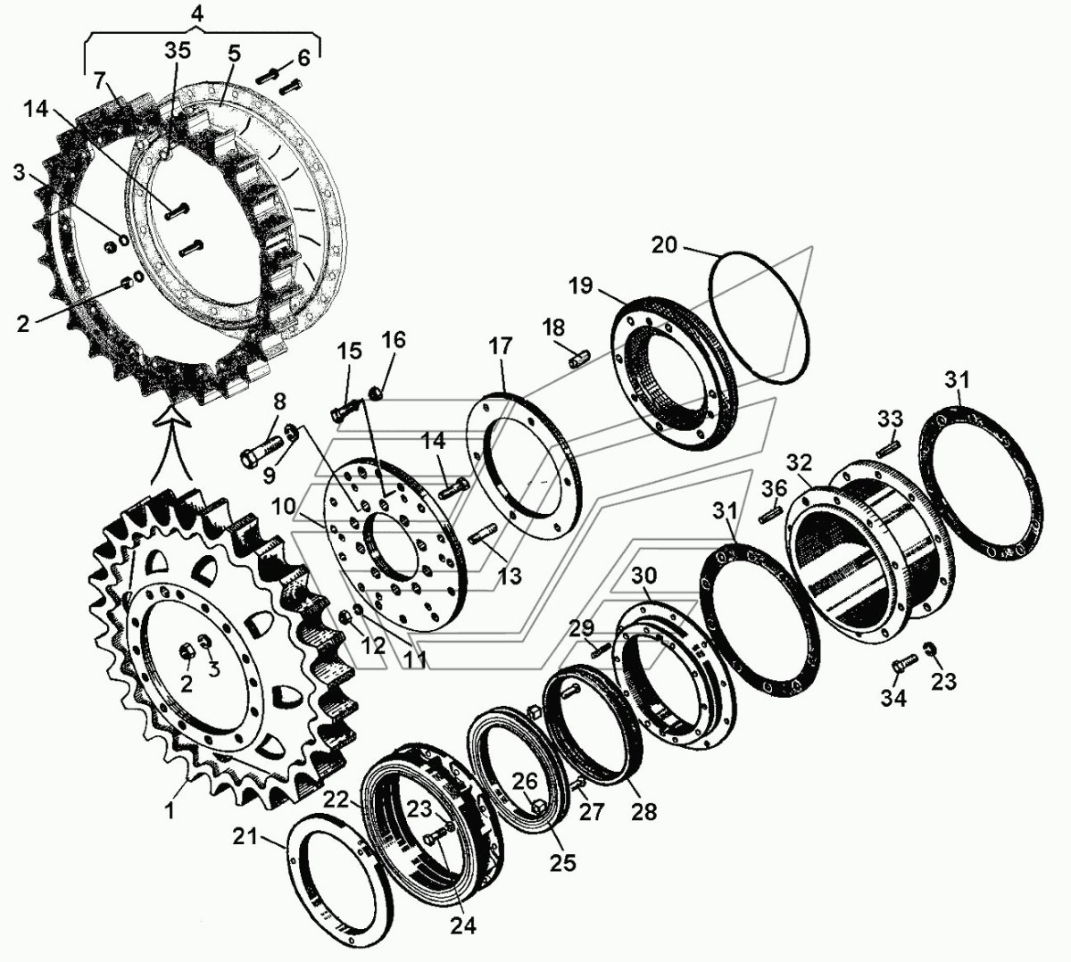 Бортовой редуктор б10м каталог