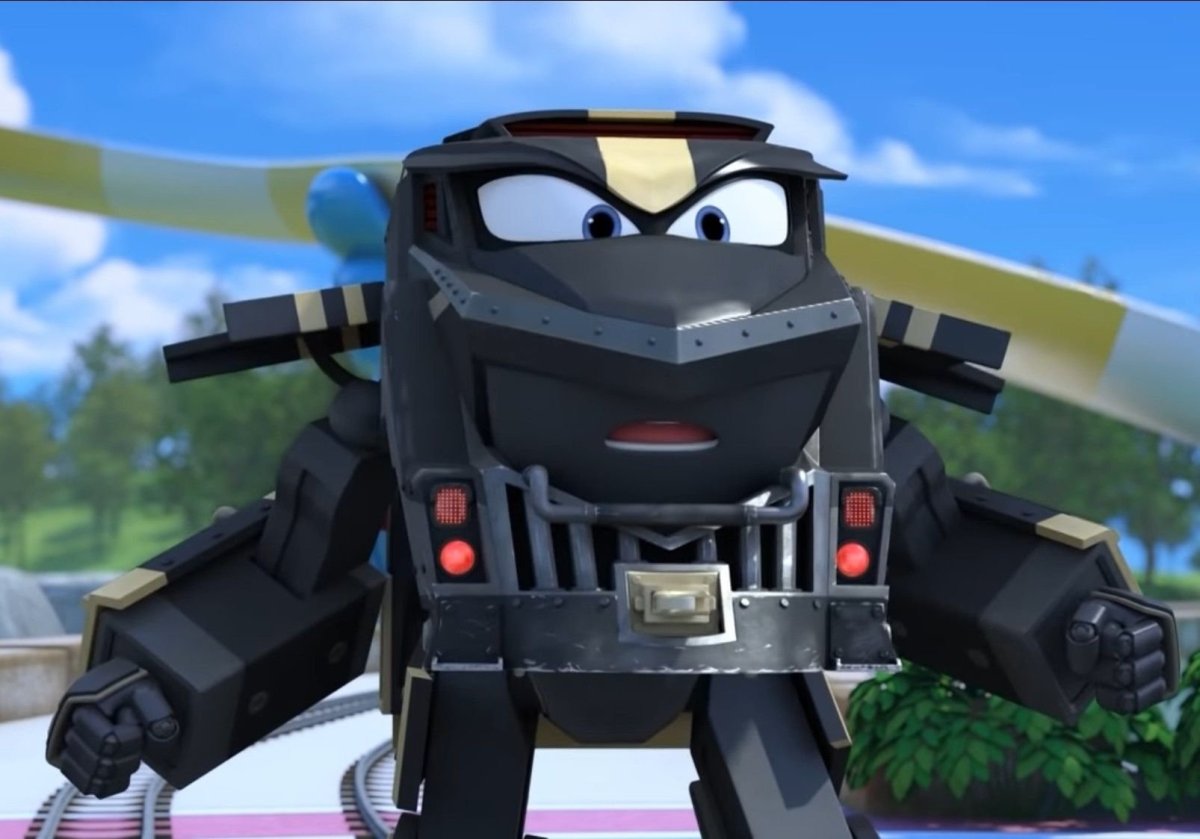 Роботы поезда злодей Дюк