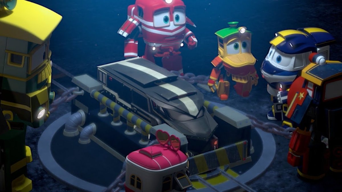 Роботы поезда Дюк и Селли