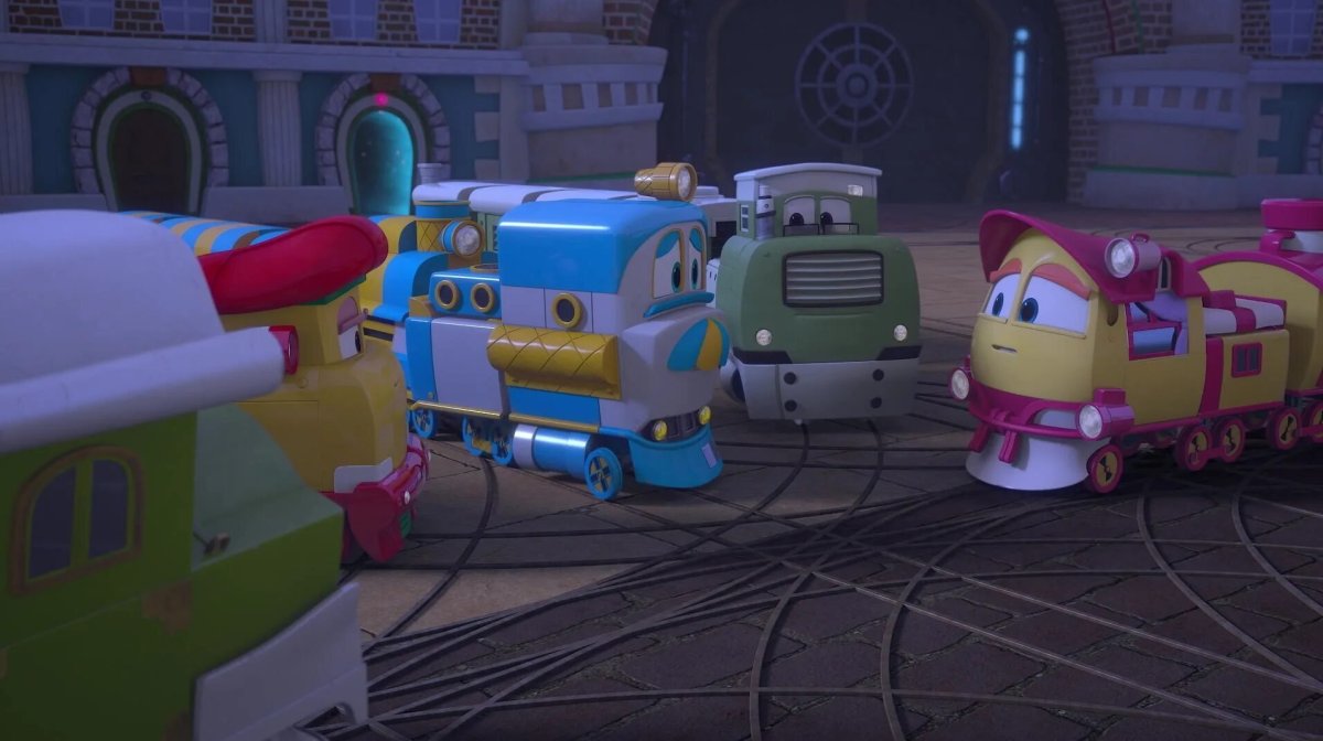 Кей роботы поезда мультфильм 1 сезон