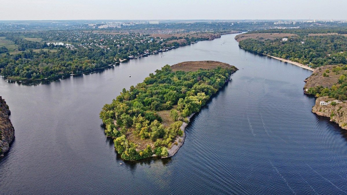 Остров Хортица в Запорожье