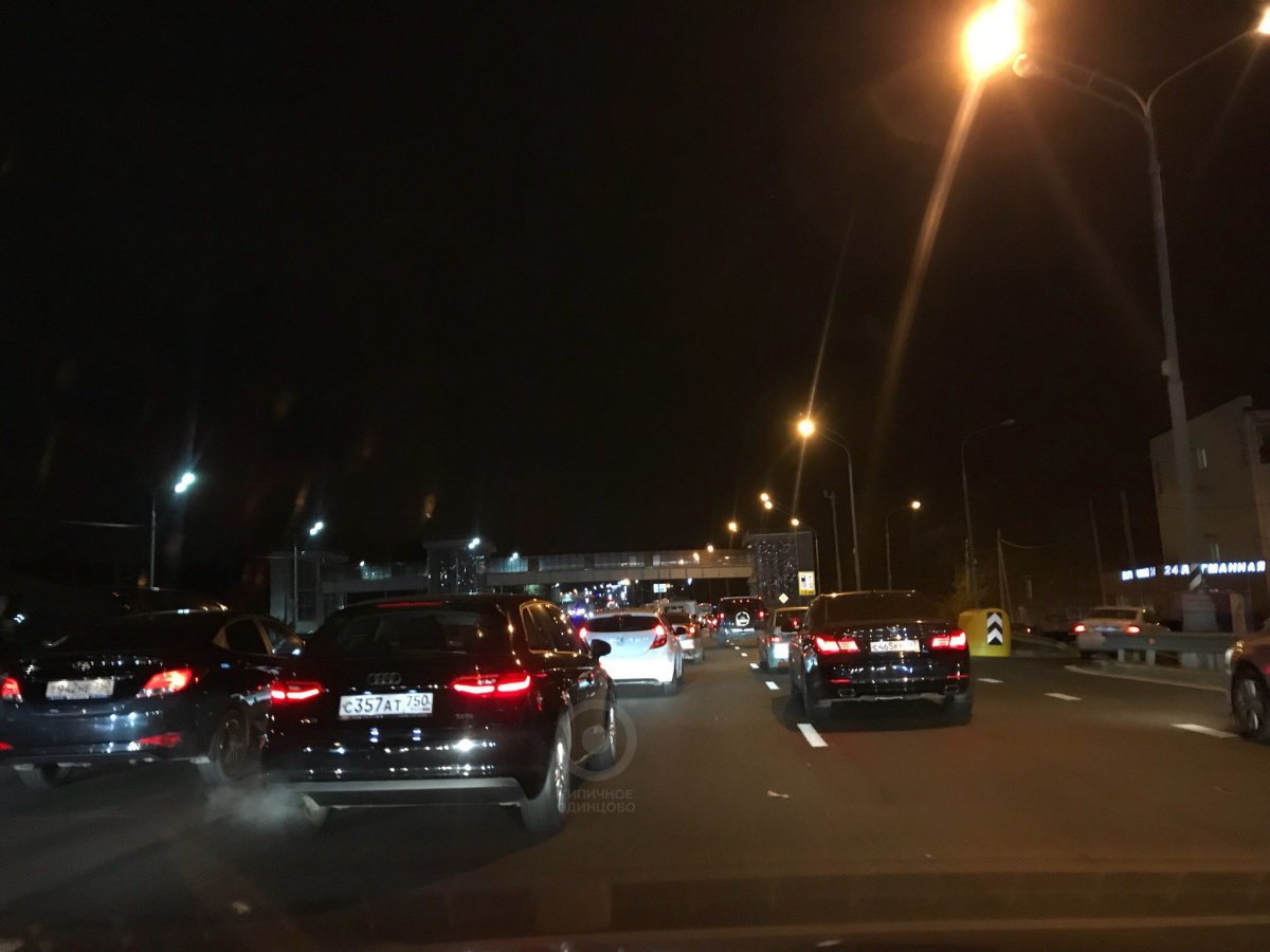 Пробки Минское шоссе