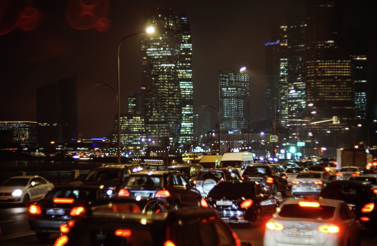 Машина ночью