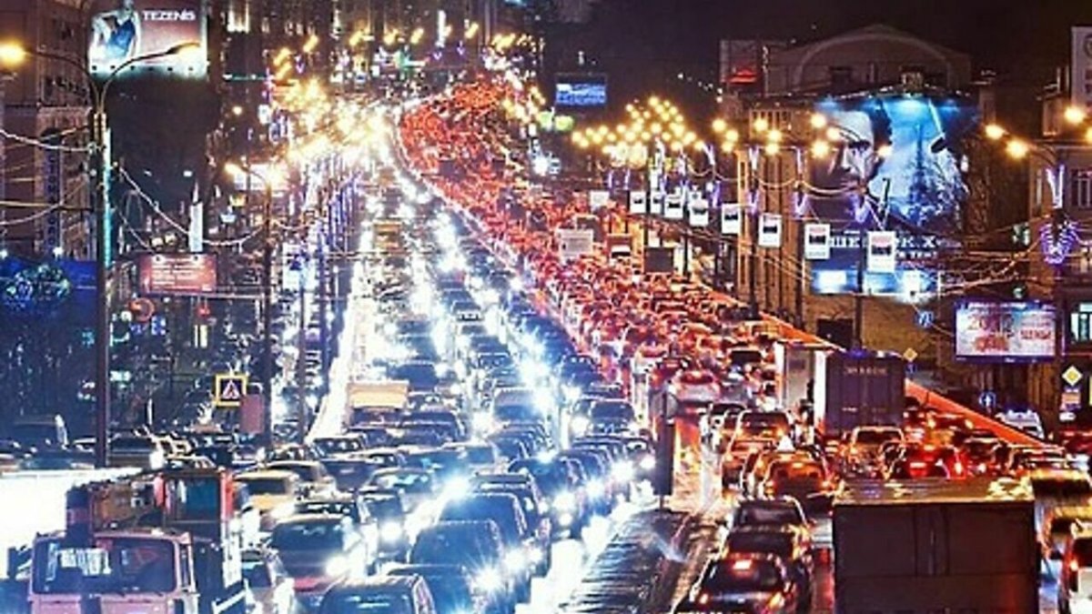 Ночная пробка