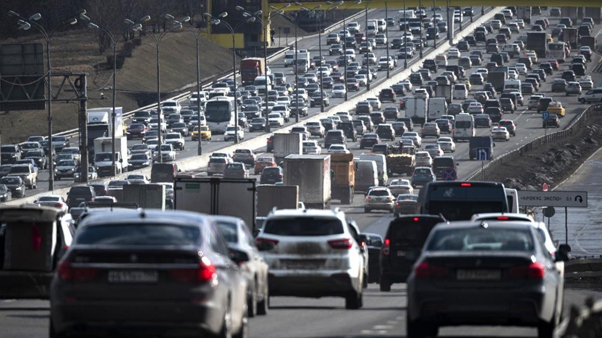 Затор на дороге