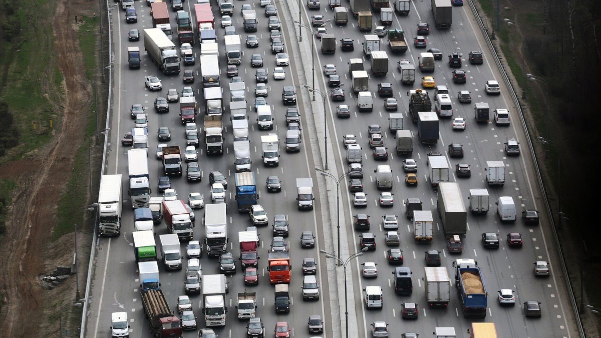 МКАД полосы