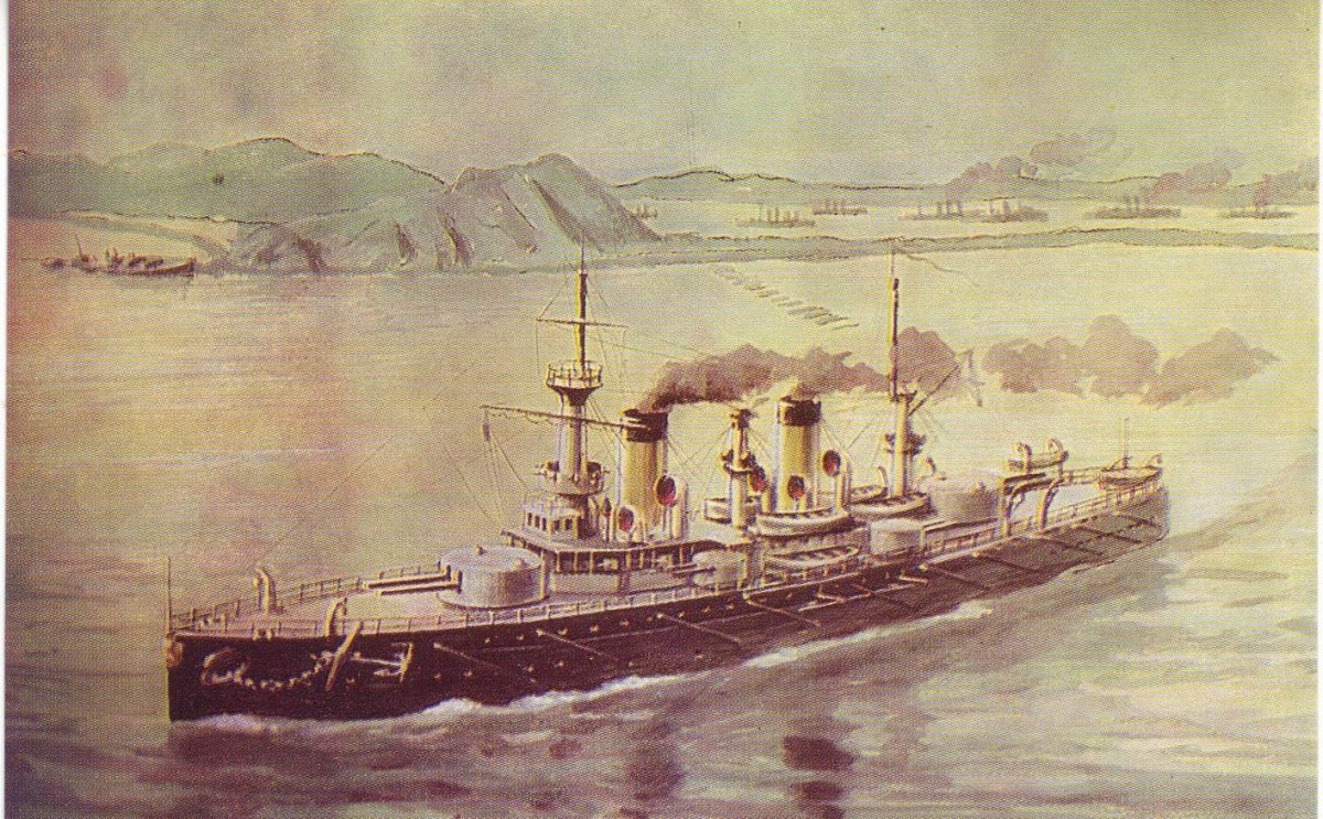 Броненосец Петропавловск 1904