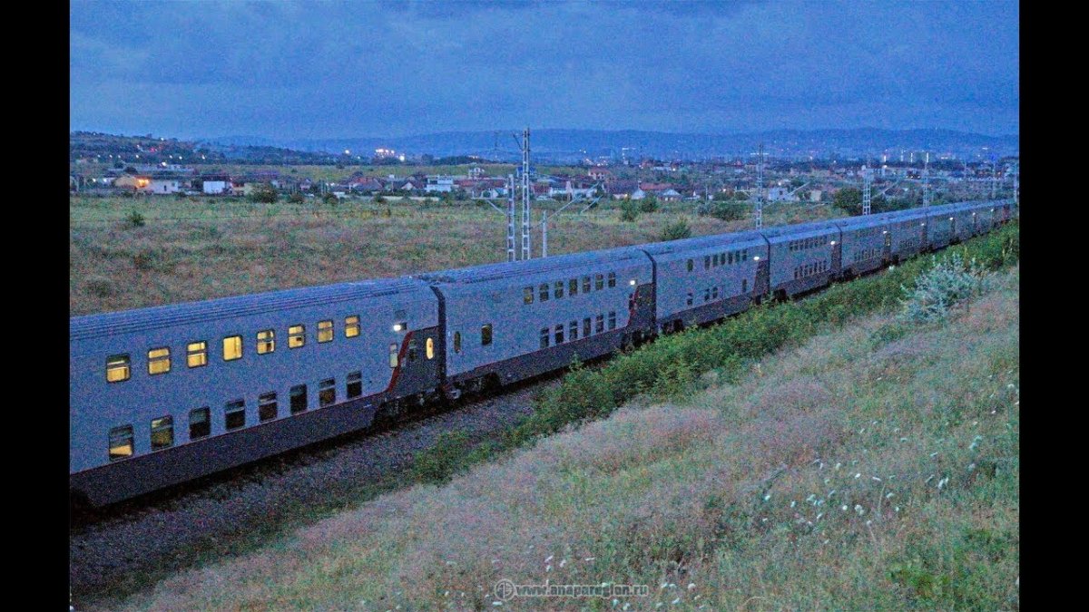 2 Этажный поезд Санкт-Петербург Анапа