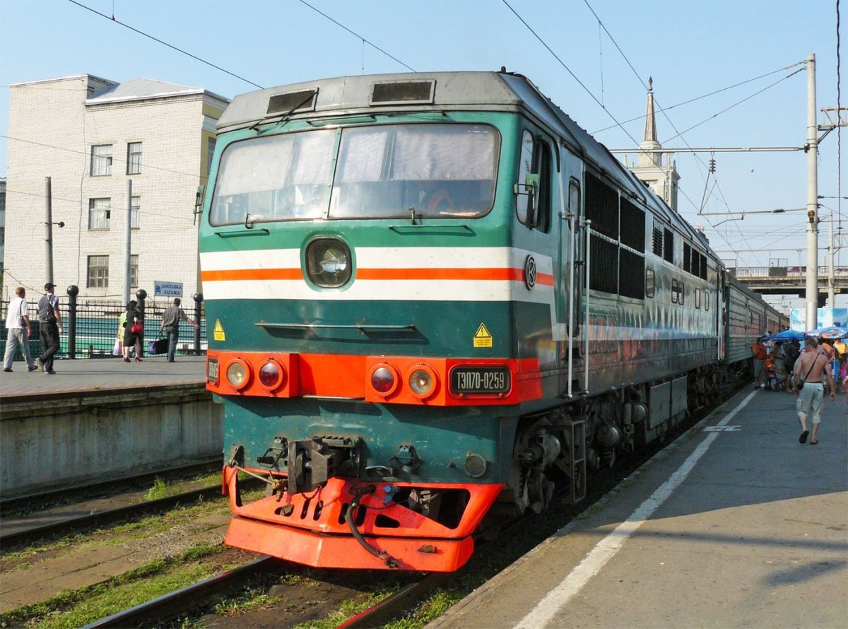 Фото состава электричек