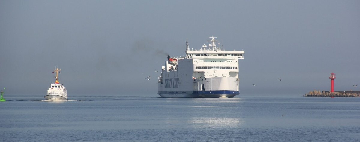 Судно в Балтийском море