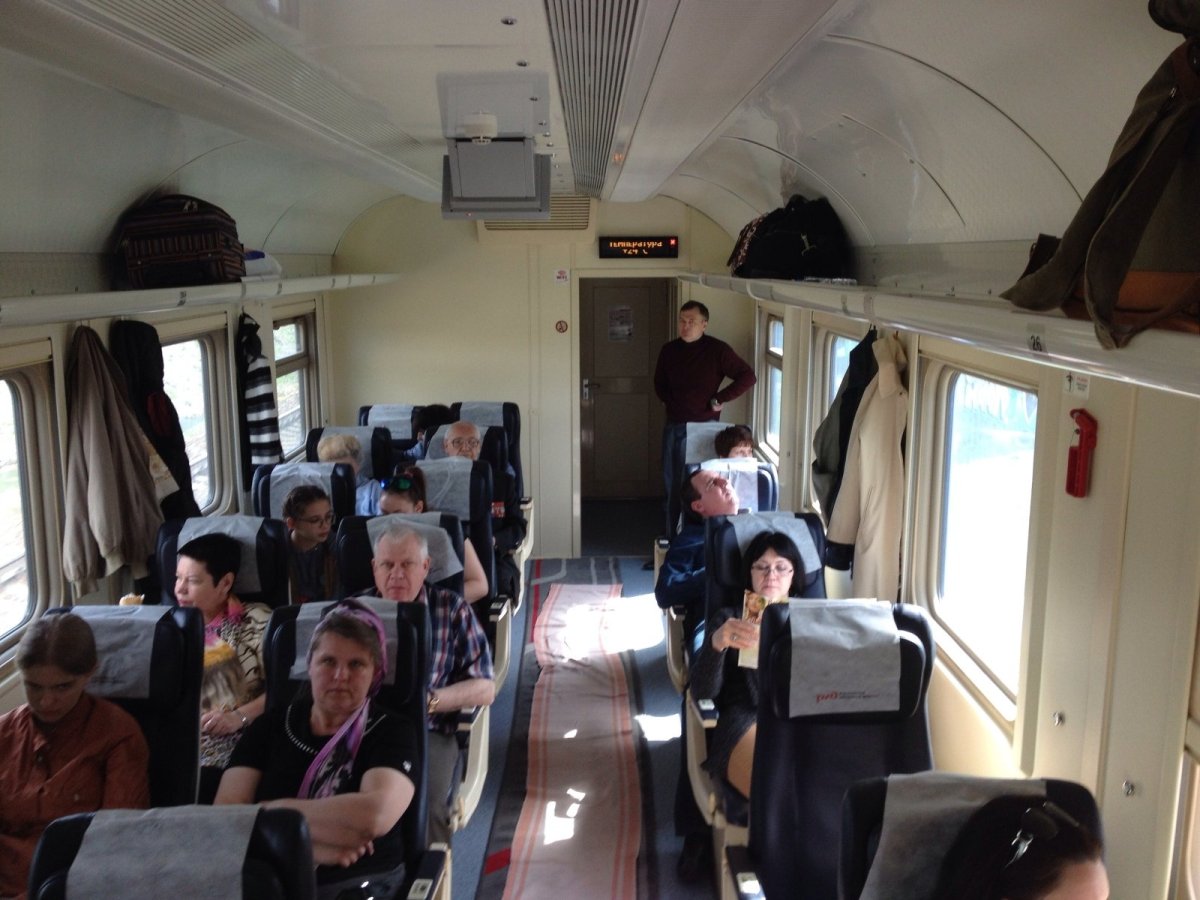 Сидячий вагон РЖД 601 Н