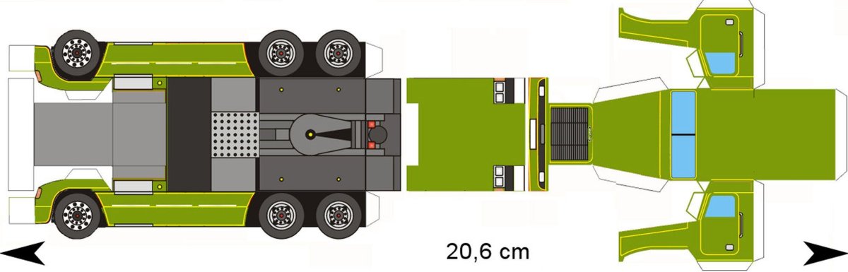 Автомобиль из бумаги