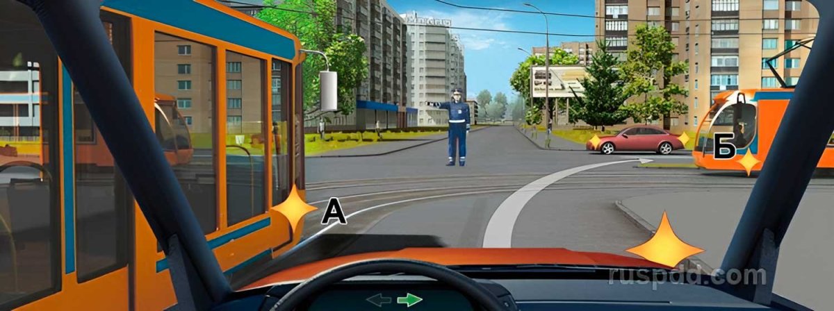 ПДД вопросы регулировщик и трамвай