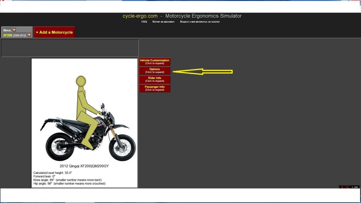 Как выбрать мотоцикл по росту