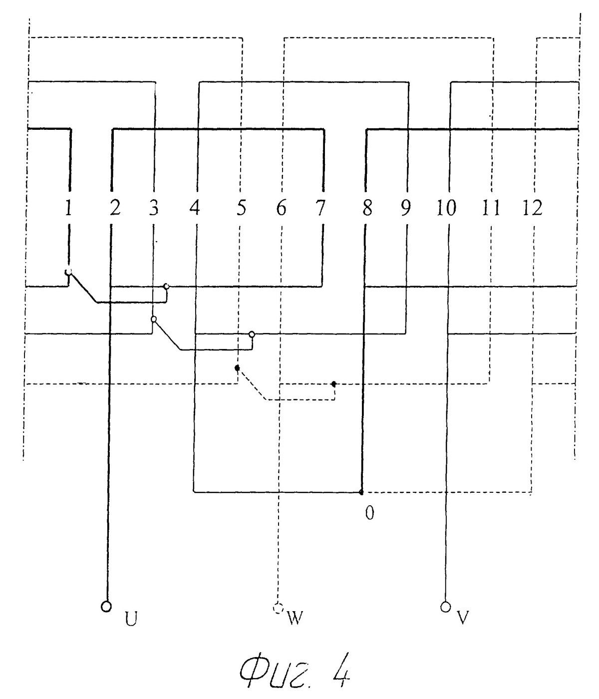 Схема 3 скоростного электродвигателя