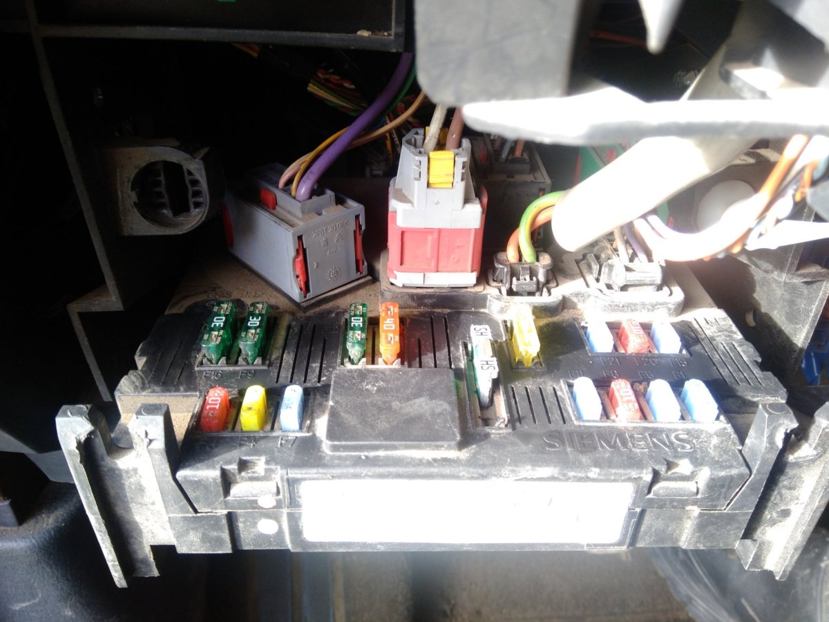 Блок предохранителей Peugeot partner 2008 год