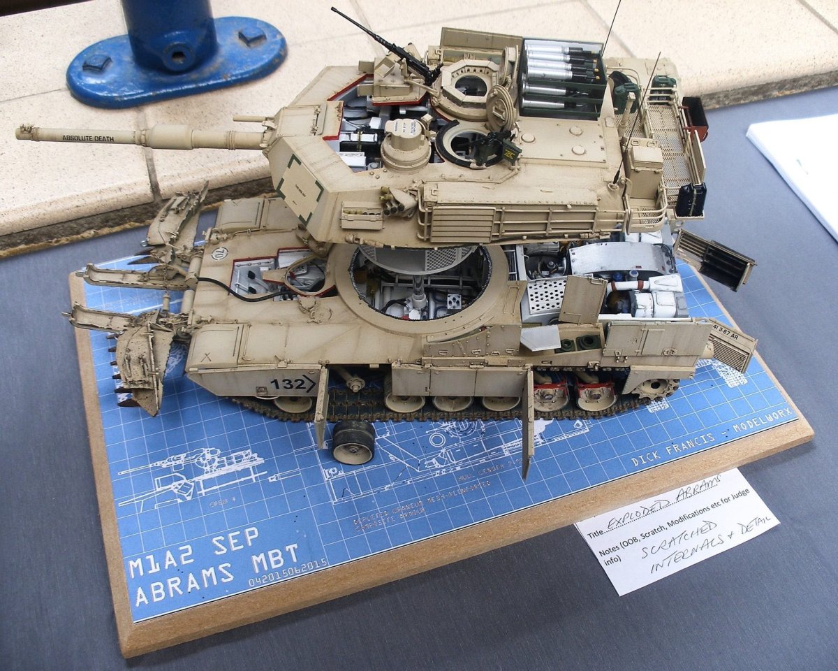 RM-5007 m1a1/a2 Abrams with Full Interior