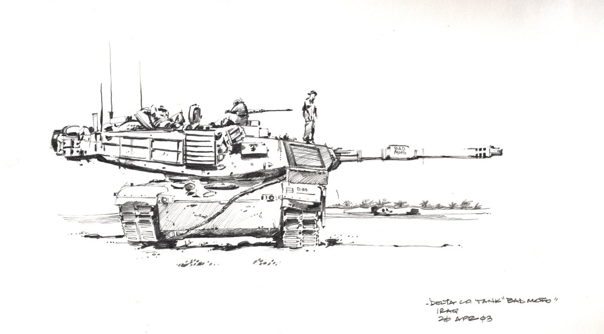 Танк Абрамс m1a2