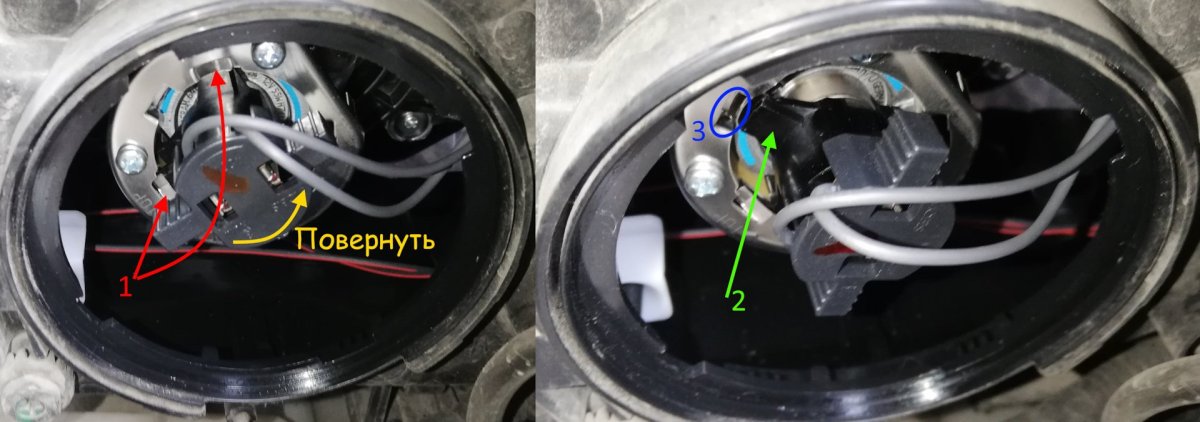 Лампа ближнего света Киа СИД 2011