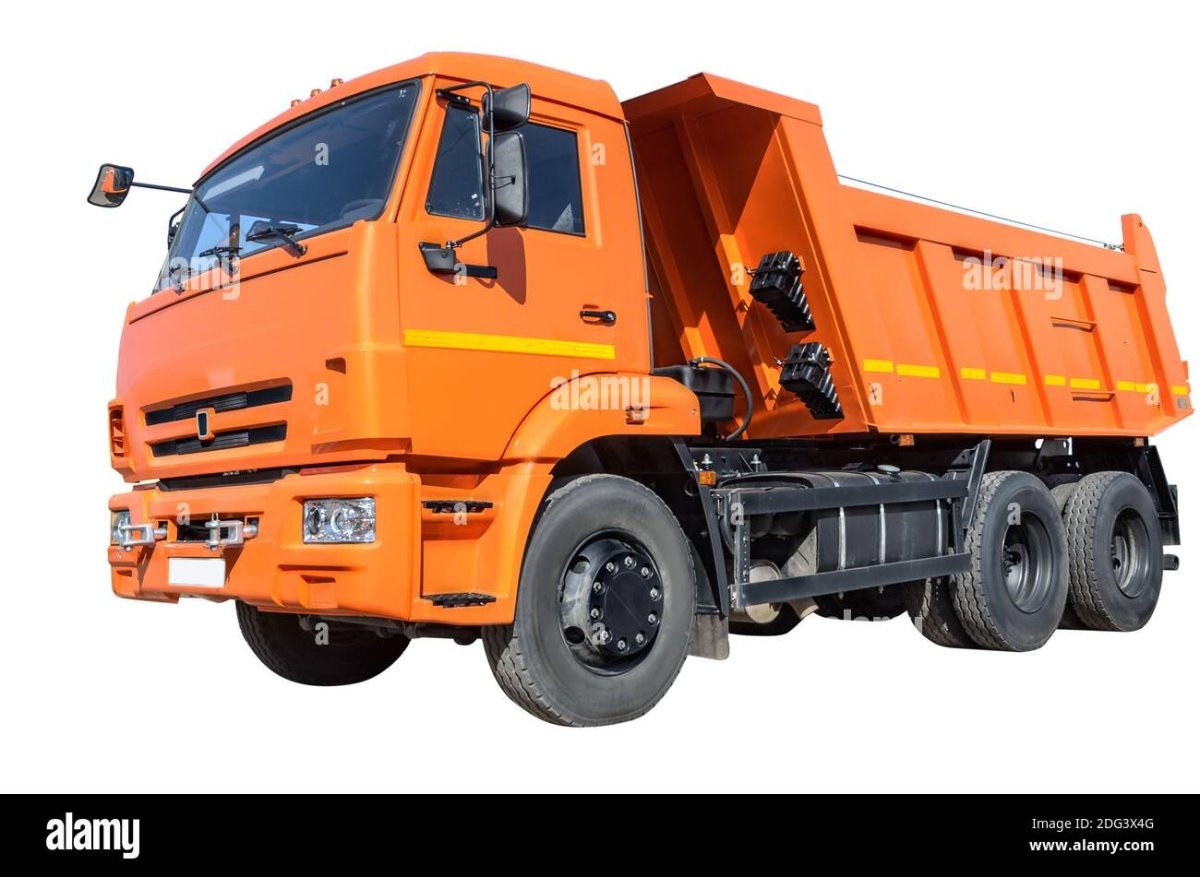 КАМАЗ 65115 самосвал желтый