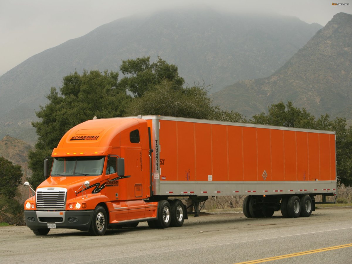 Фредлайнер оранжевый