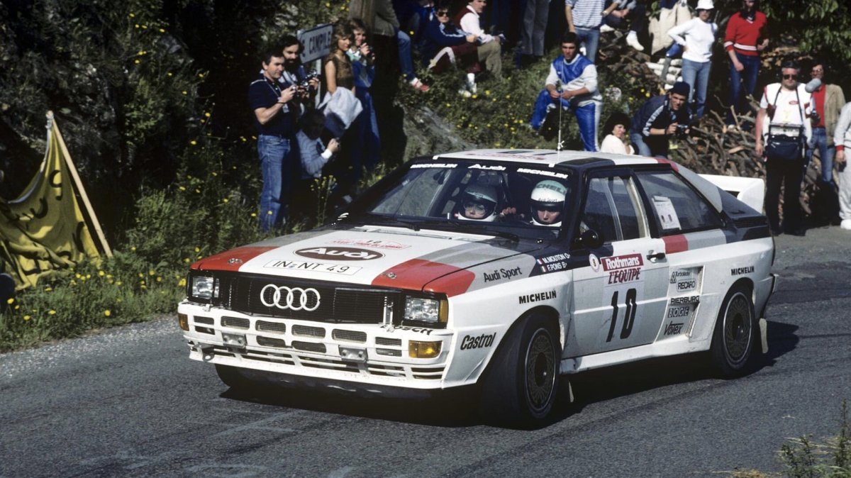 Audi quattro Мишель мутон