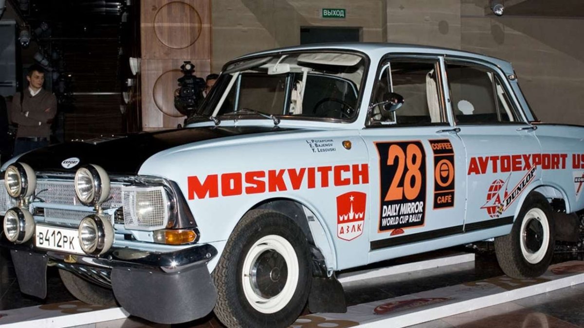 Москвич 412 ралли Лондон Мехико