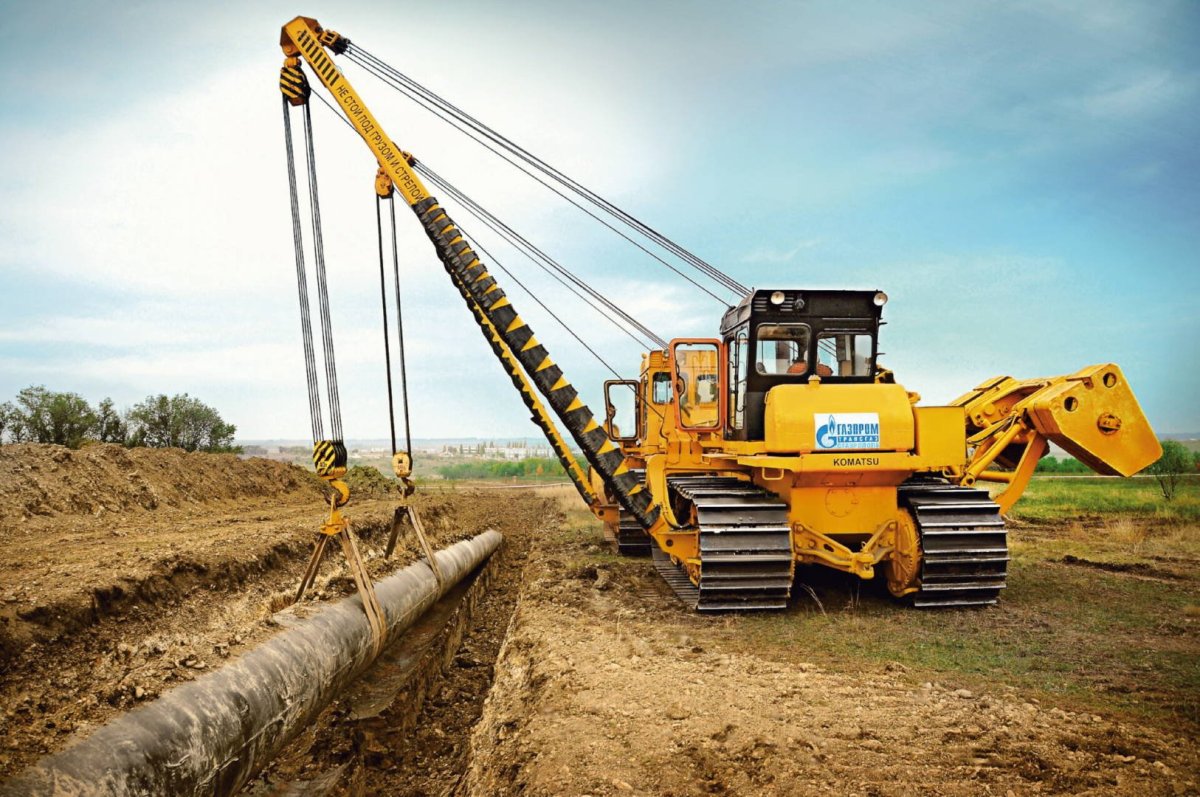 Кран трубоукладчик Komatsu d355с