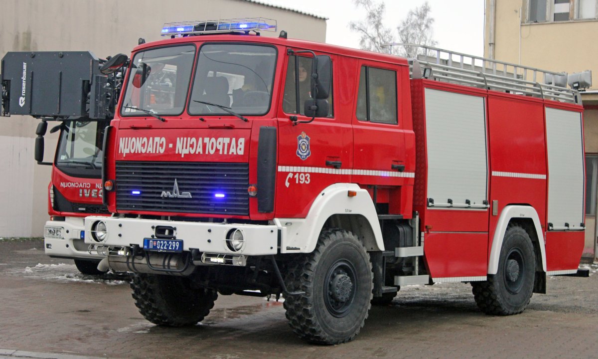 Пожарная maz 6434