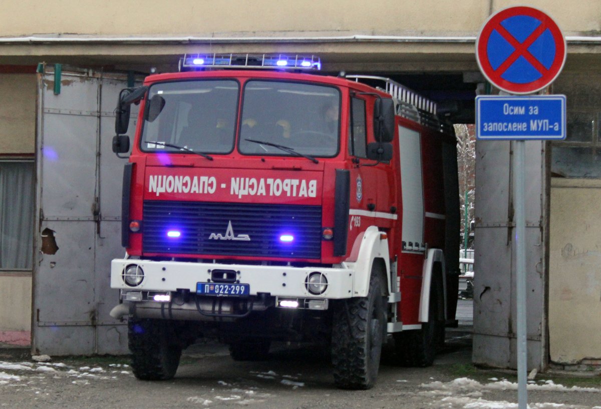 Модель пожарный КАМАЗ 5387