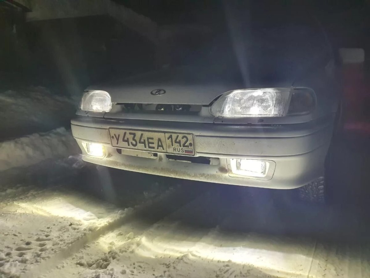 Туманки 7 линз на ВАЗ 2114