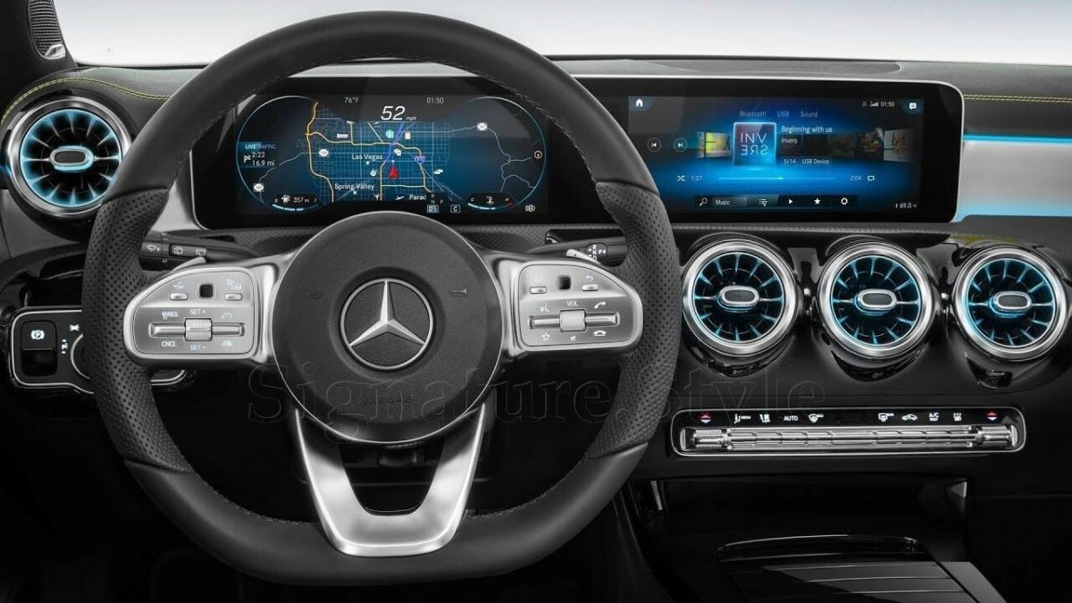 Мерседес a class 2018 салон