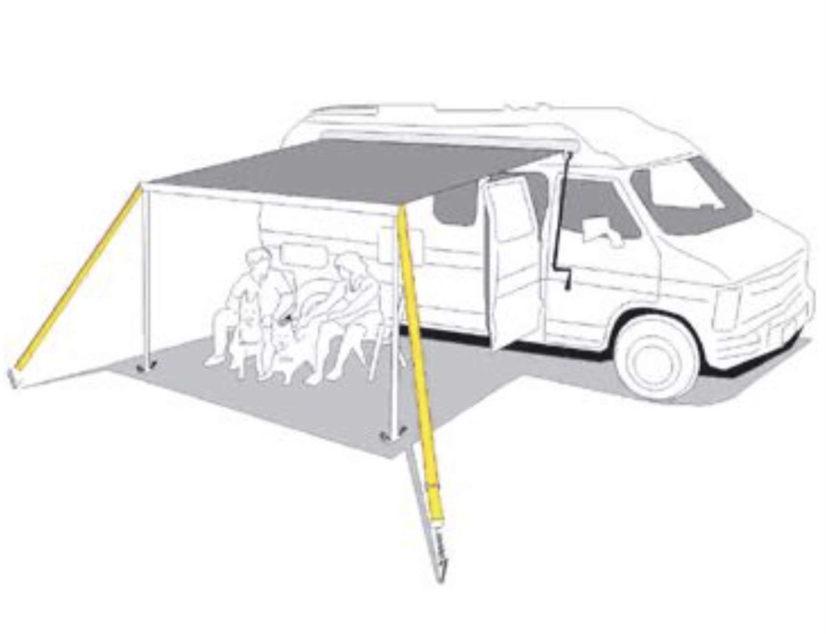 Тент - маркиза Ort-Комби 2500 чертеж