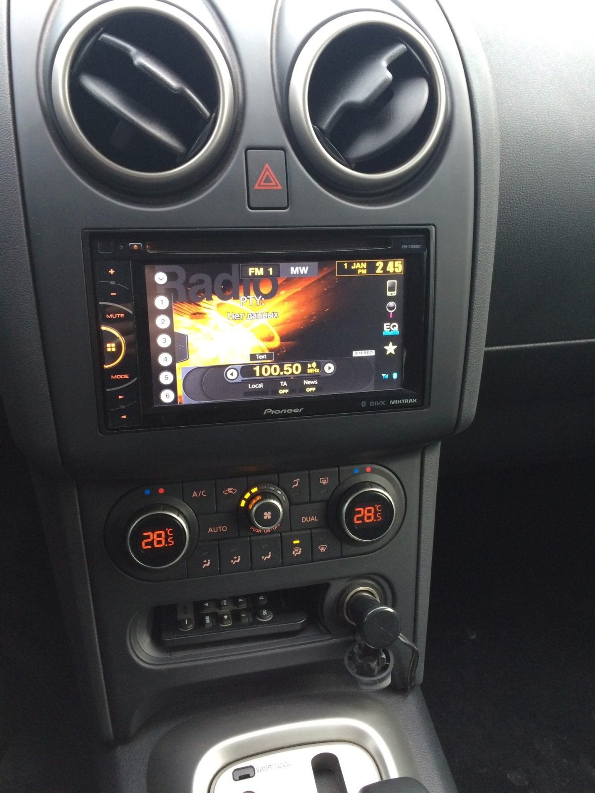 Магнитола 2 Дин на Кашкай j10