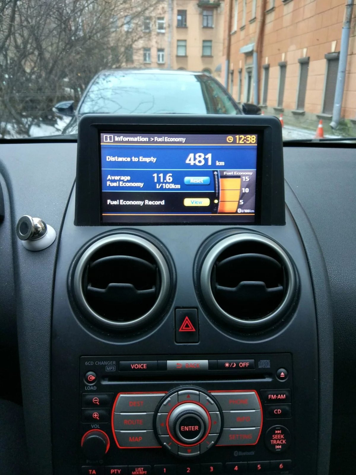 Штатная магнитола Qashqai j10