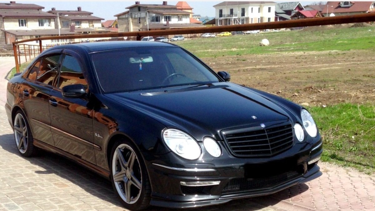 Мерседес 211 5.5 компрессор