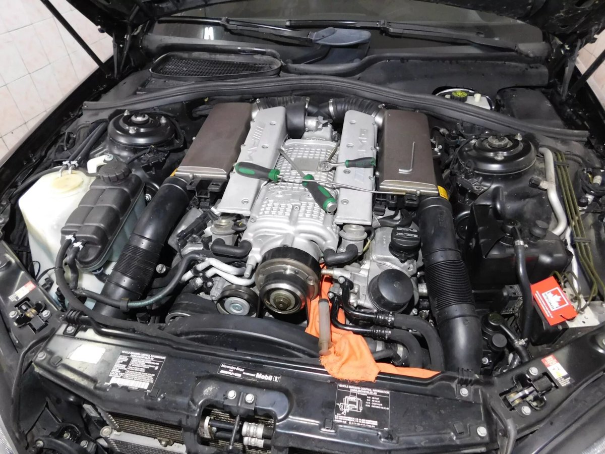 Mercedes w211 Compressor 5.5 мотор