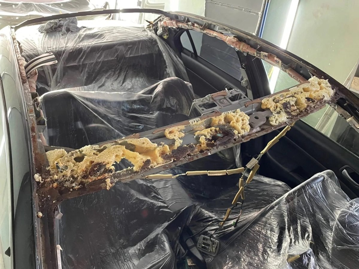 Замена крыши Accord 7