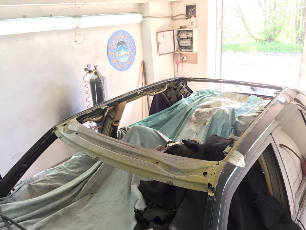 Полотно крыши авто